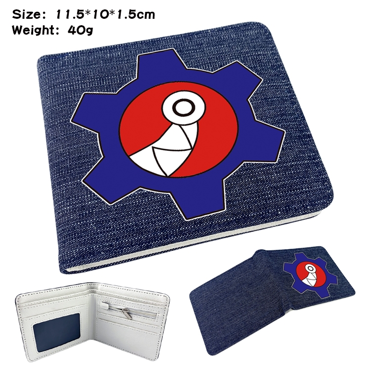 SK∞ Anime Peripheral Denim Coloring Book Wallet 11.5X10X1.5CM 40g