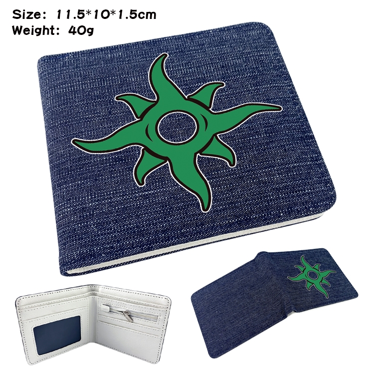 SK∞ Anime Peripheral Denim Coloring Book Wallet 11.5X10X1.5CM 40g