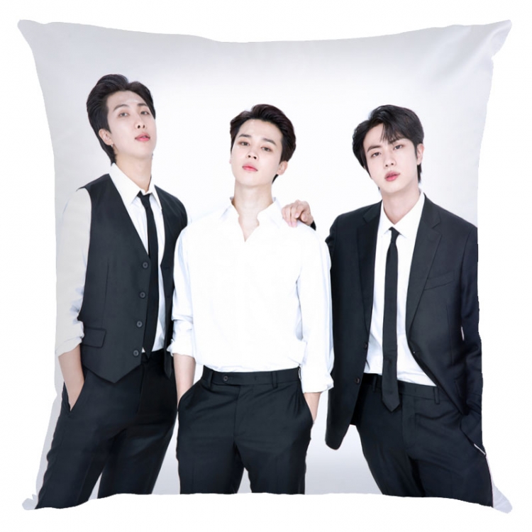 BTS Anime square full-color pillow cushion 45X45CM NO FILLING  BS-1445