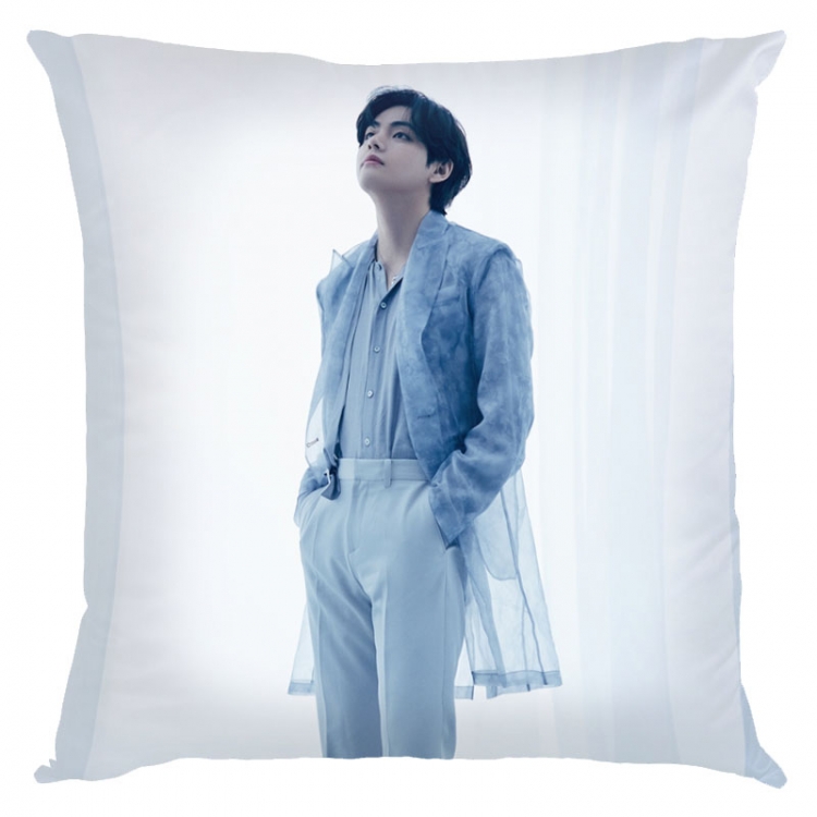 BTS Anime square full-color pillow cushion 45X45CM NO FILLING  BS-1421