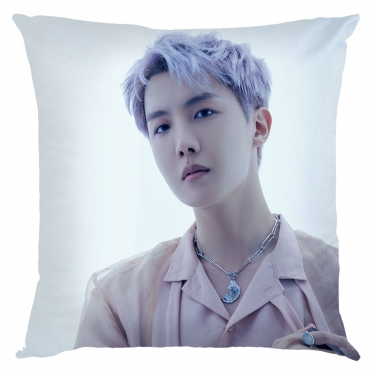 BTS Anime square full-color pillow cushion 45X45CM NO FILLING  BS-1434