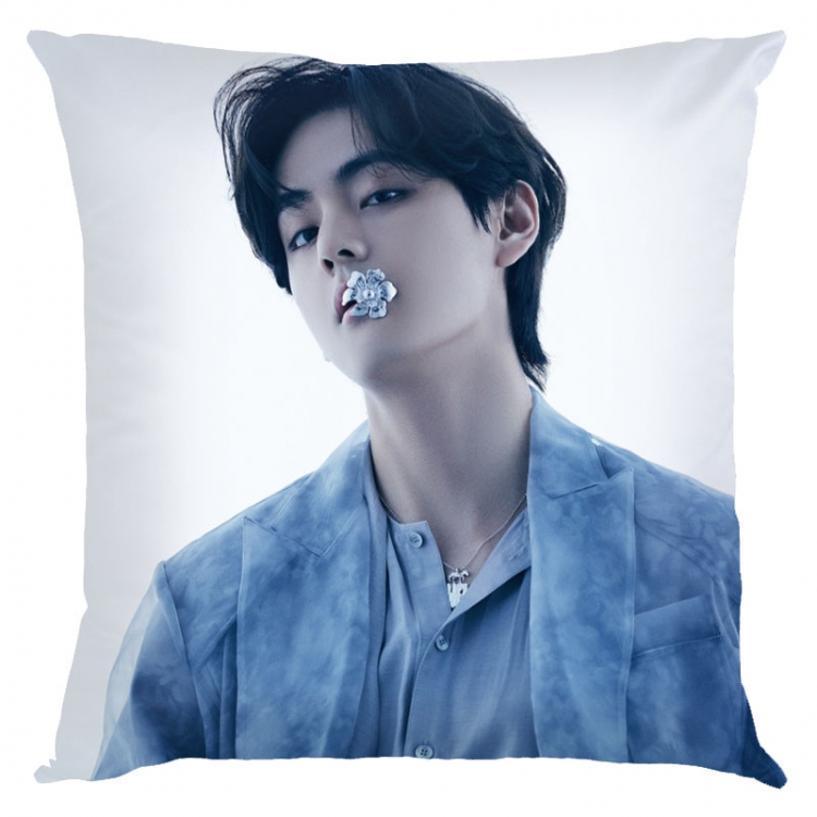 BTS Anime square full-color pillow cushion 45X45CM NO FILLING  BS-1428