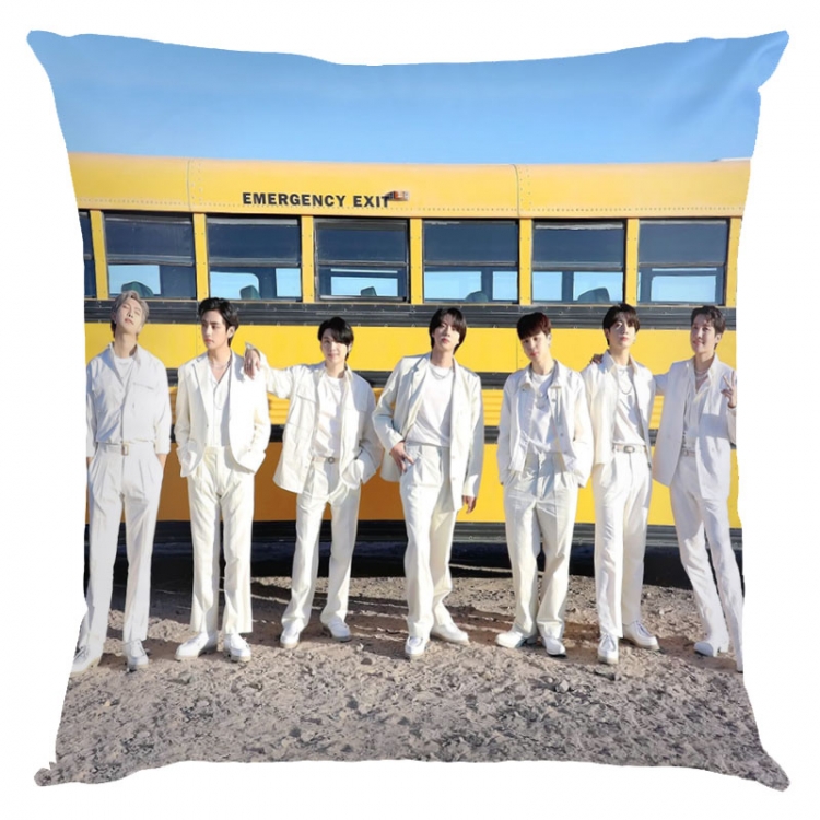 BTS Anime square full-color pillow cushion 45X45CM NO FILLING BS-1446