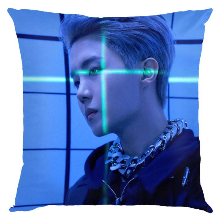 BTS Anime square full-color pillow cushion 45X45CM NO FILLING BS-1419