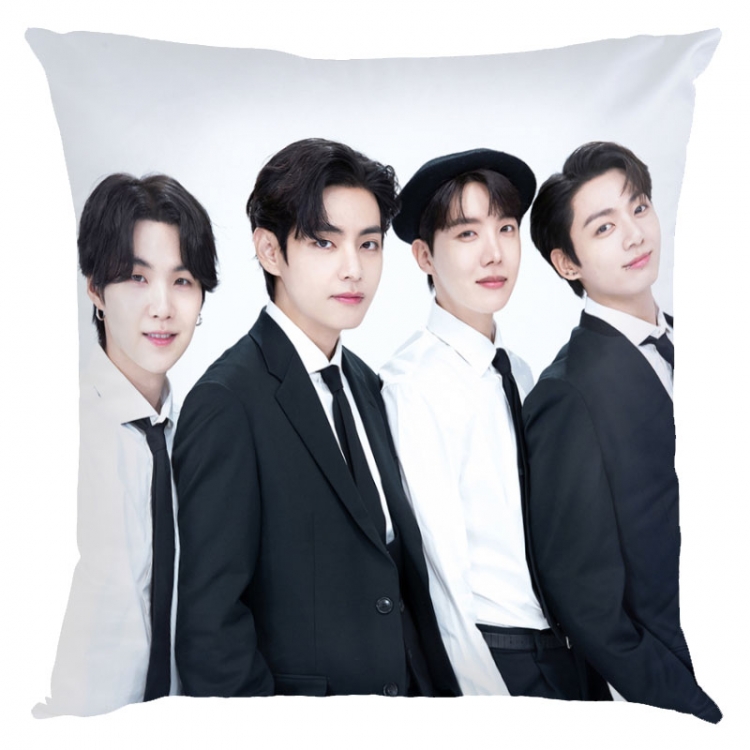 BTS Anime square full-color pillow cushion 45X45CM NO FILLING  BS-1444