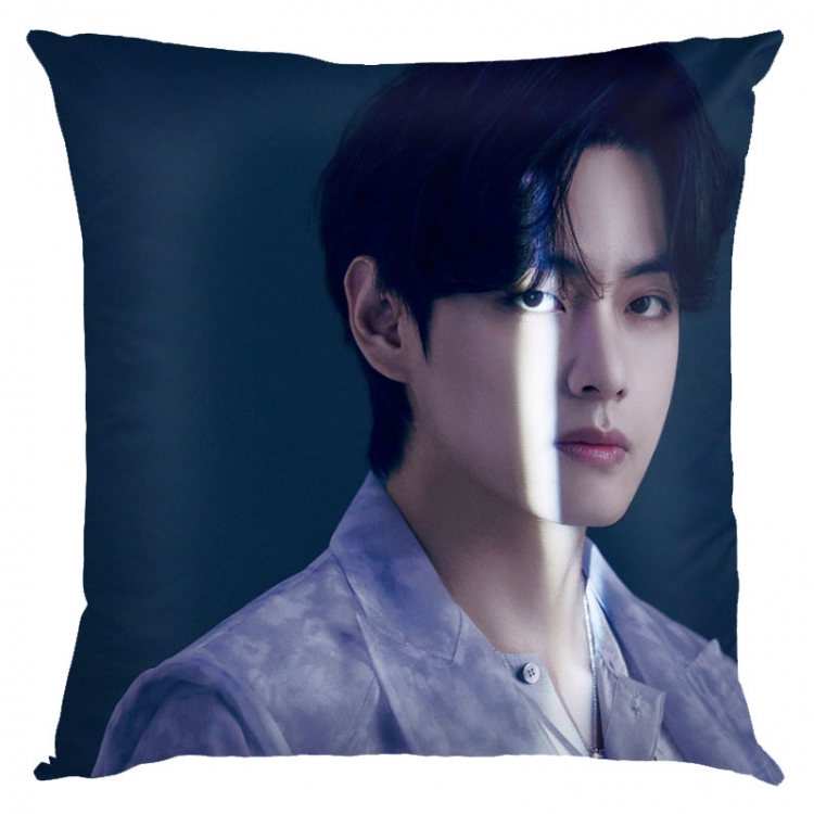 BTS Anime square full-color pillow cushion 45X45CM NO FILLING  BS-1435