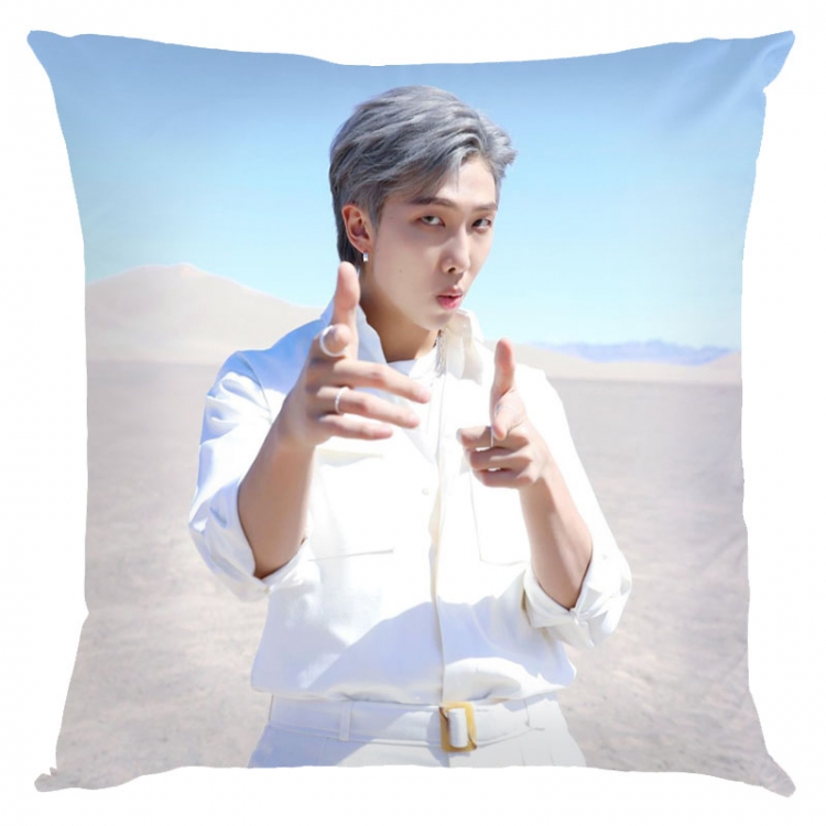 BTS movie star square full-color pillow cushion 45X45CM NO FILLING BS-1453