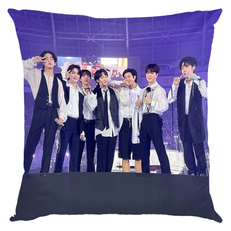 BTS movie star square full-color pillow cushion 45X45CM NO FILLING BS-1477