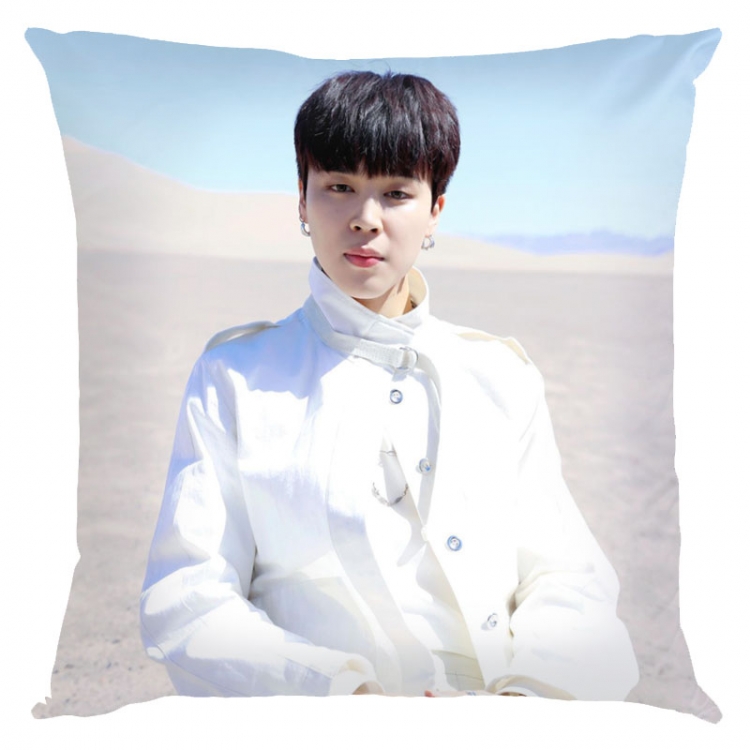 BTS movie star square full-color pillow cushion 45X45CM NO FILLING BS-1454