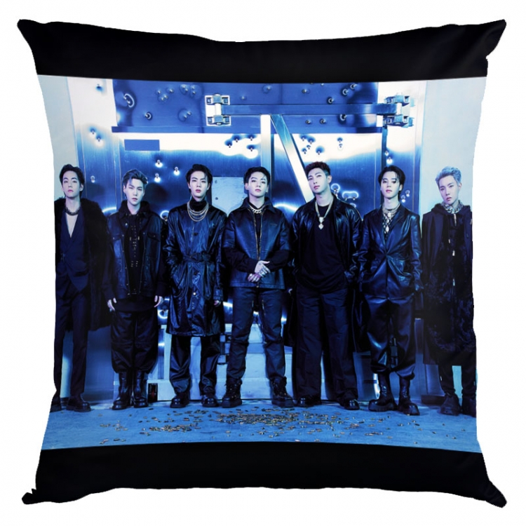 BTS movie star square full-color pillow cushion 45X45CM NO FILLING BS-1480