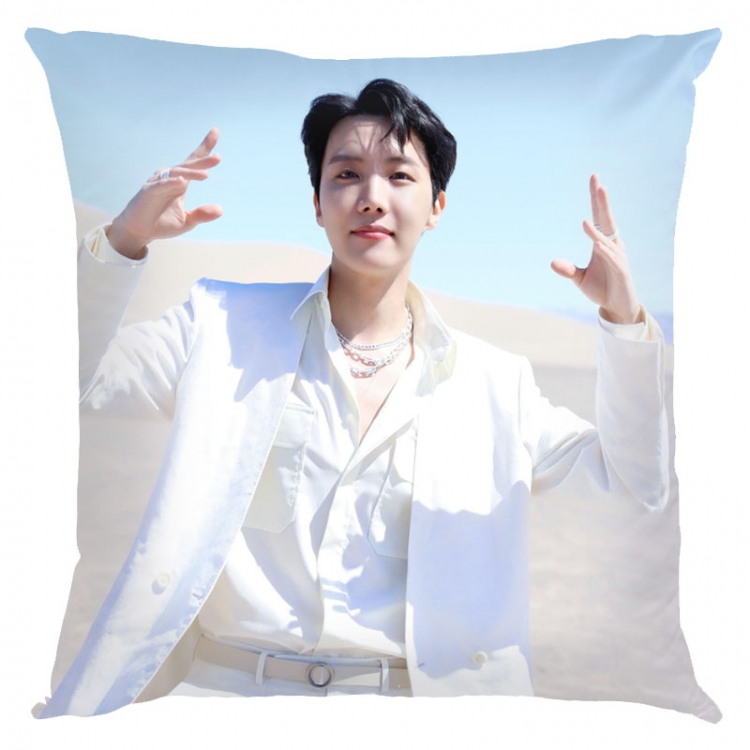 BTS movie star square full-color pillow cushion 45X45CM NO FILLING BS-1452