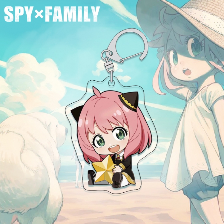 SPY×FAMILY acrylic pendant bag charm keychain price for 5 pcs