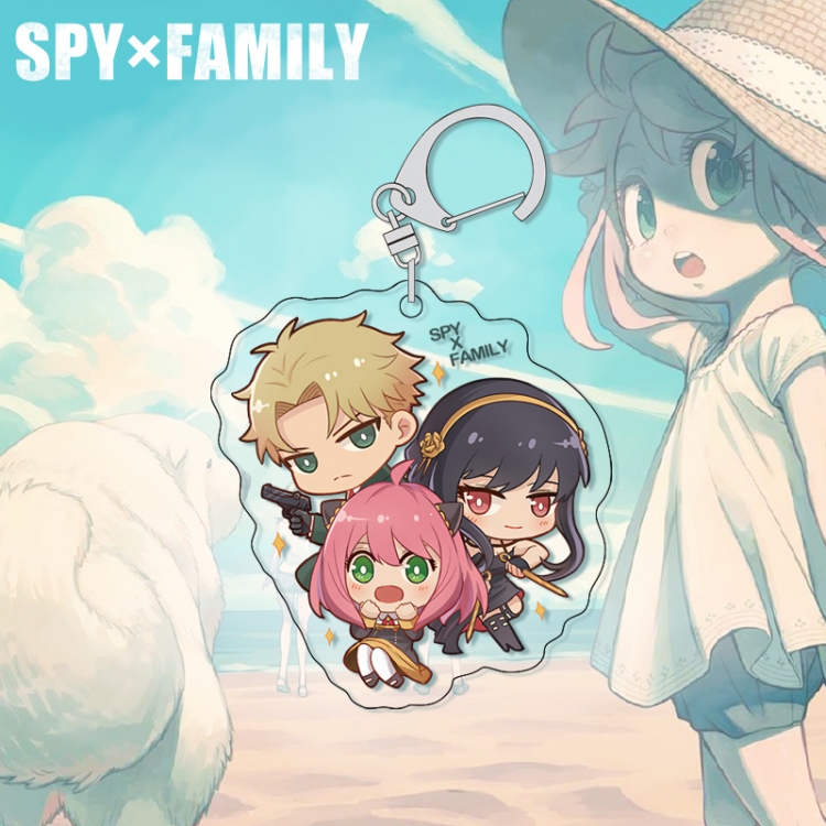 SPY×FAMILY acrylic pendant bag charm keychain price for 5 pcs