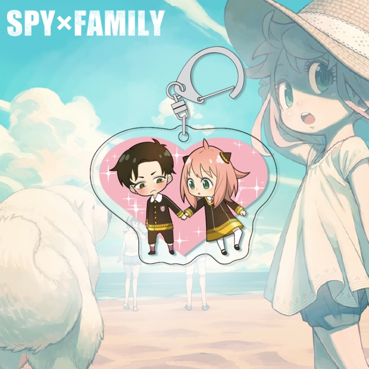 SPY×FAMILY acrylic pendant bag charm keychain price for 5 pcs