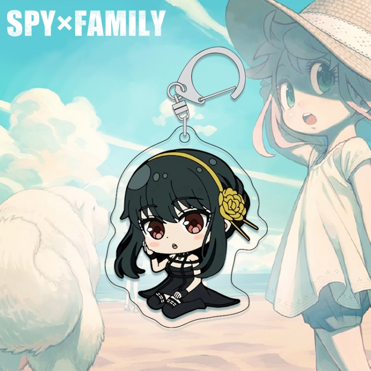 SPY×FAMILY acrylic pendant bag charm keychain price for 5 pcs