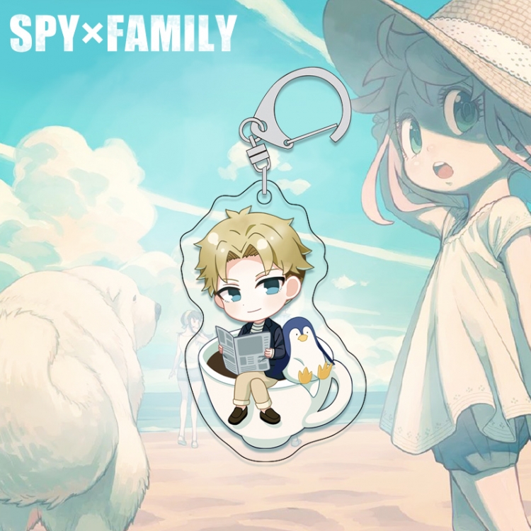 SPY×FAMILY acrylic pendant bag charm keychain price for 5 pcs