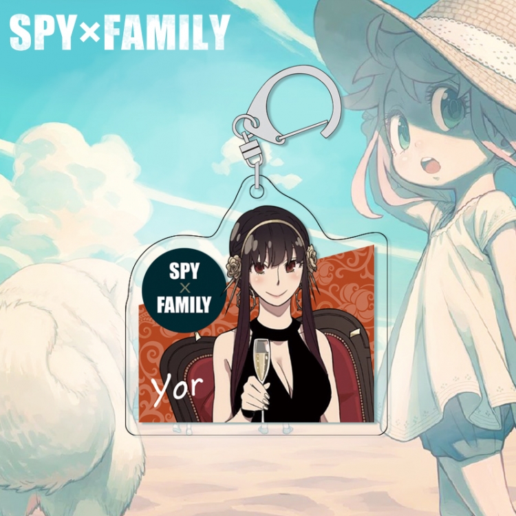 SPY×FAMILY acrylic pendant bag charm keychain price for 5 pcs