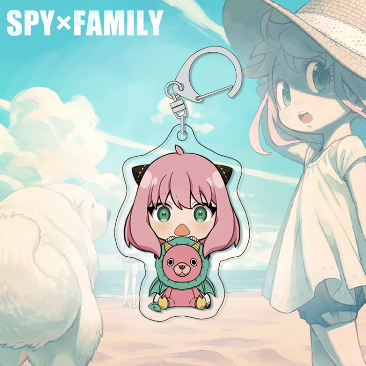 SPY×FAMILY acrylic pendant bag charm keychain price for 5 pcs