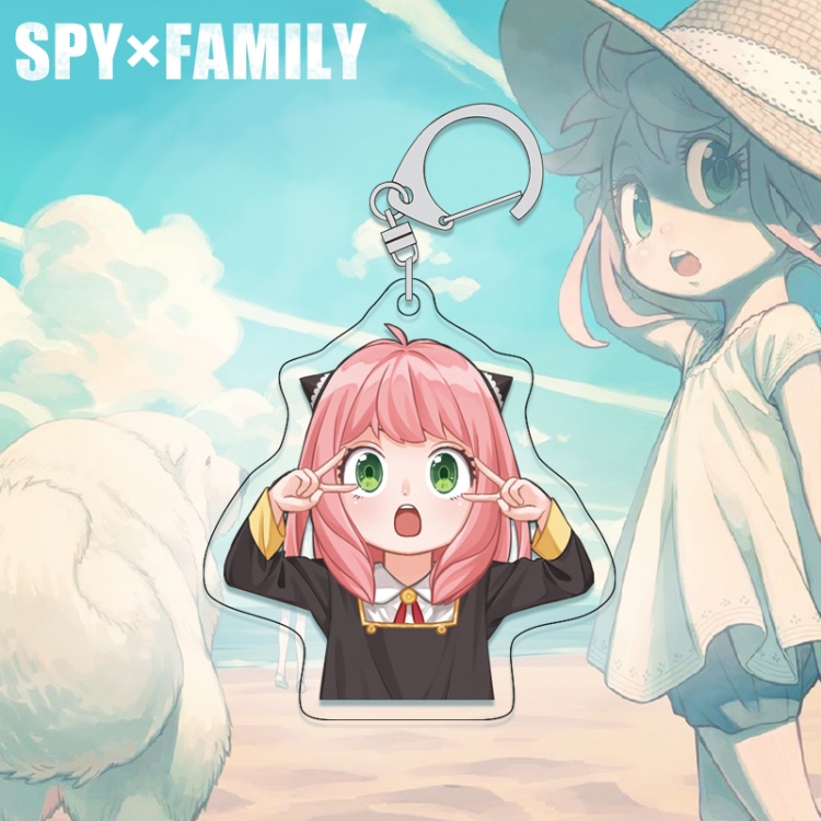 SPY×FAMILY acrylic pendant bag charm keychain price for 5 pcs