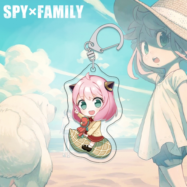 SPY×FAMILY acrylic pendant bag charm keychain price for 5 pcs