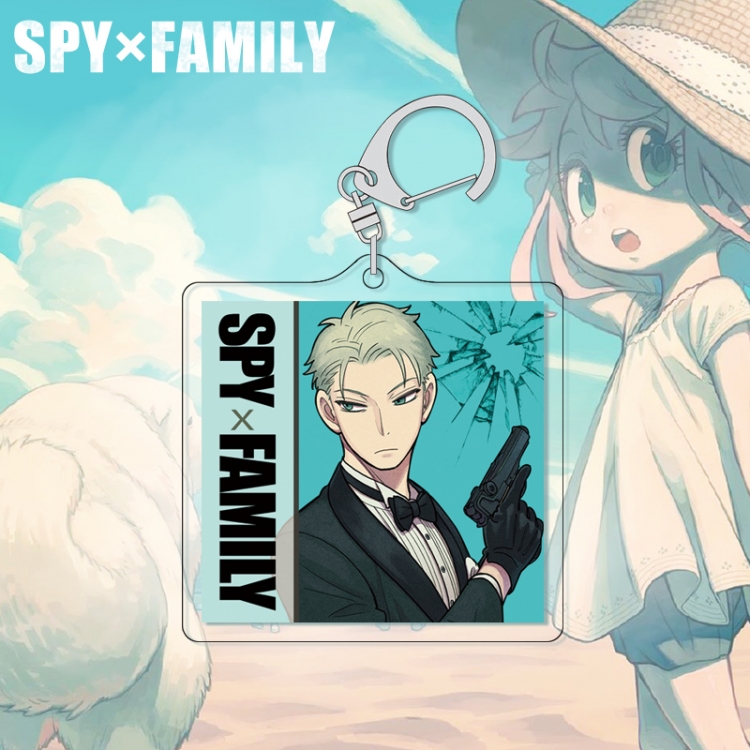 SPY×FAMILY acrylic pendant bag charm keychain price for 5 pcs