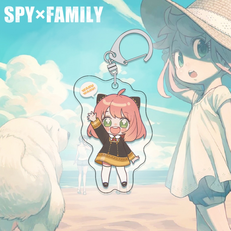 SPY×FAMILY acrylic pendant bag charm keychain price for 5 pcs