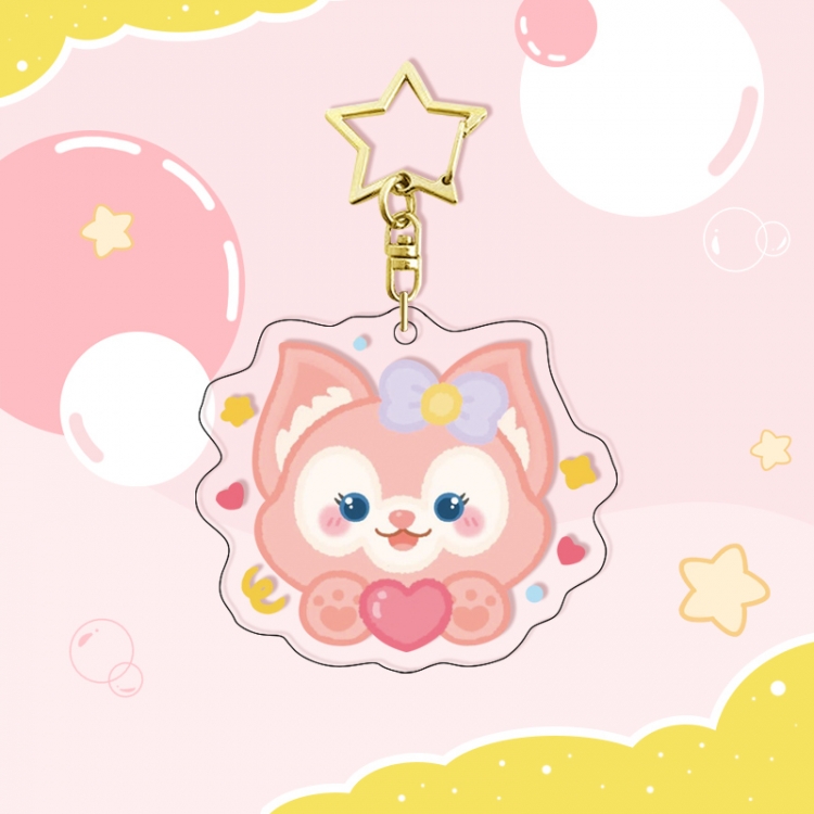 Sanrio Star Buckle Acrylic Pendant Bag Charm Keychain price for 5 pcs