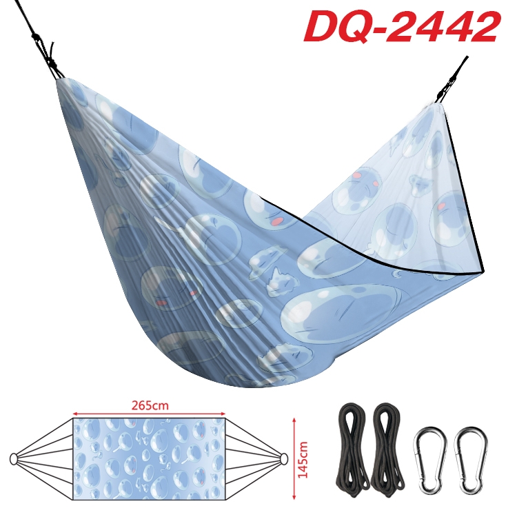 That Time I Got Slim Outdoor full color watermark printing hammock 265x145cm DQ-2442