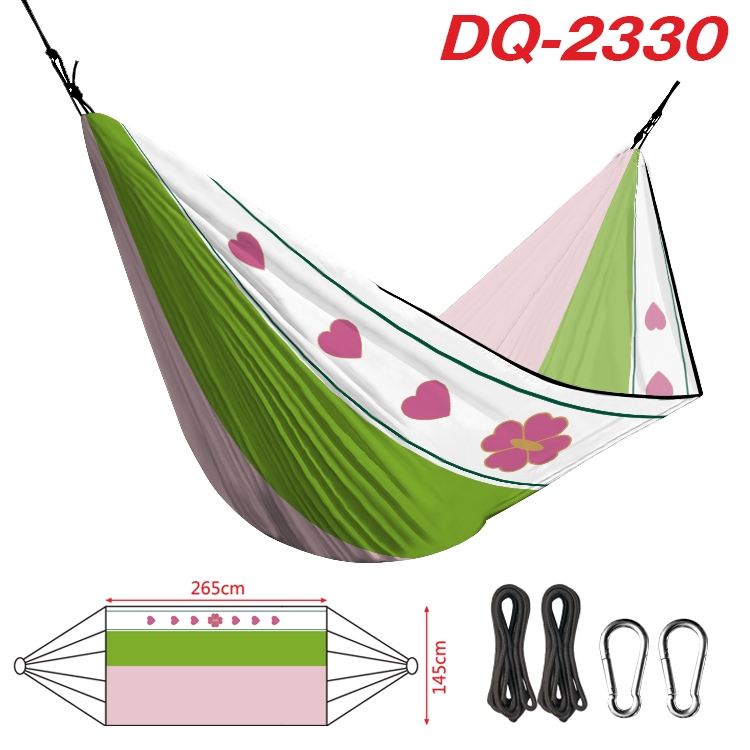 Demon Slayer Kimets Outdoor full color watermark printing hammock 265x145cm DQ-2330