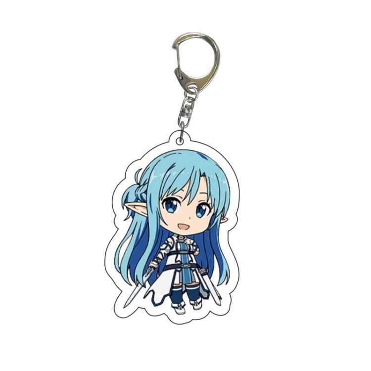 Sword Art Online Anime Acrylic Keychain Charm price for 5 pcs 8883