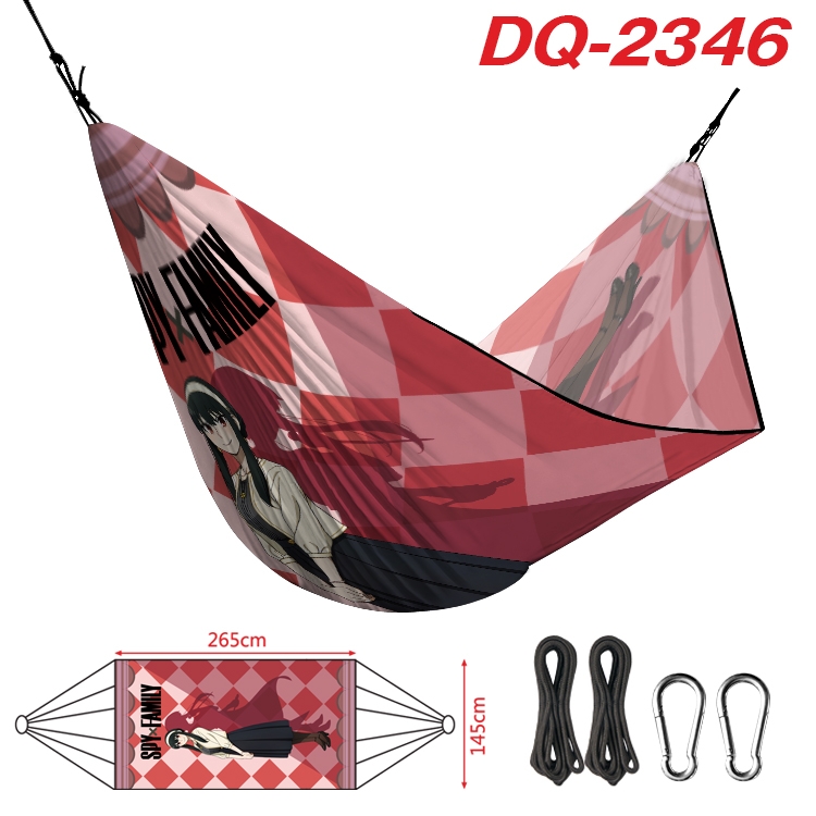 SPY×FAMILY Outdoor full color watermark printing hammock 265x145cm DQ-2346