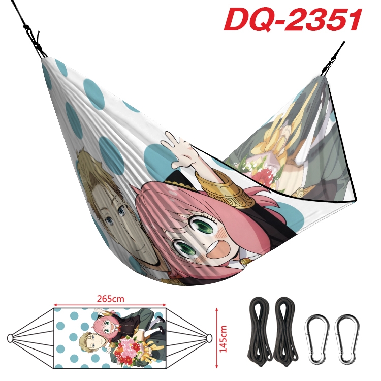 SPY×FAMILY Outdoor full color watermark printing hammock 265x145cm DQ-2351