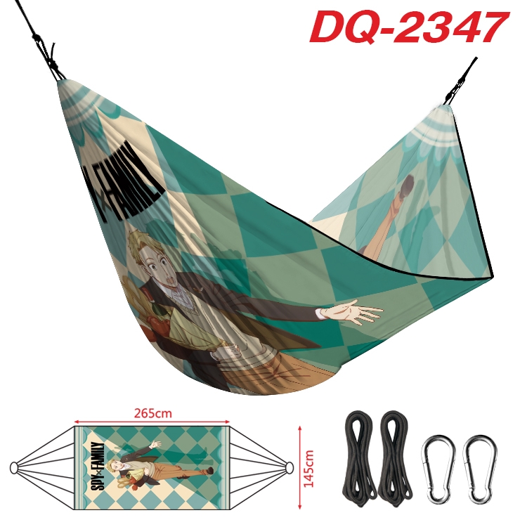 SPY×FAMILY Outdoor full color watermark printing hammock 265x145cm DQ-2347