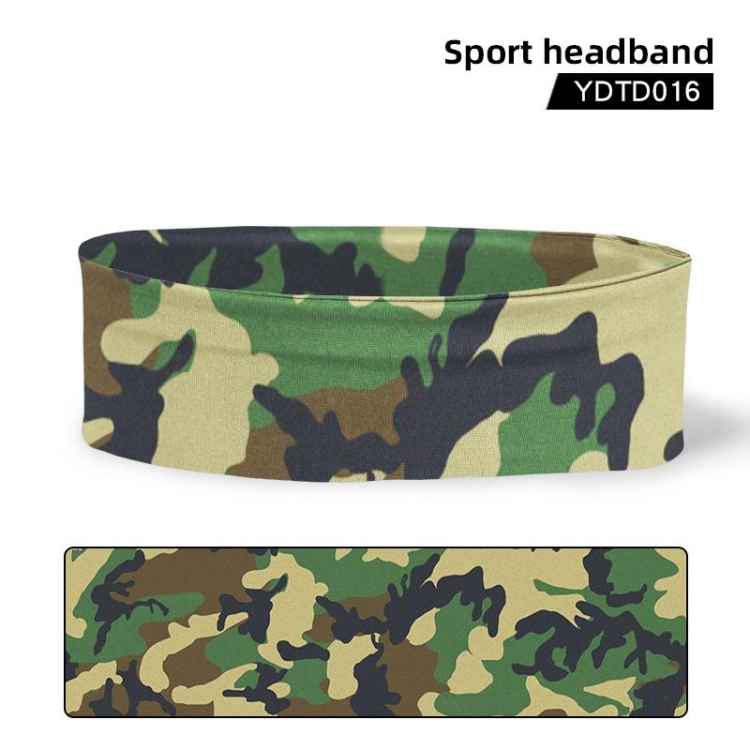 camouflage  peripheral sports headband YDTD016