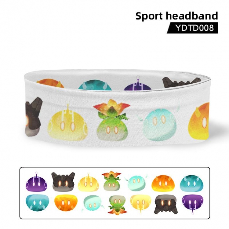 Genshin Impact Anime peripheral sports headband YDTD008