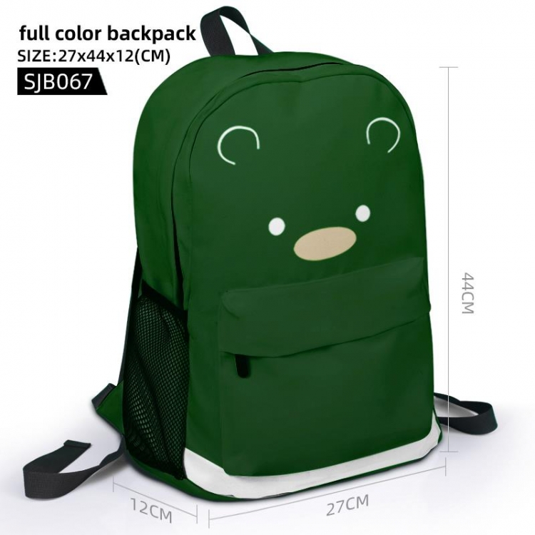 personality full color backpack 27x44x12cm support single style customization SJB067