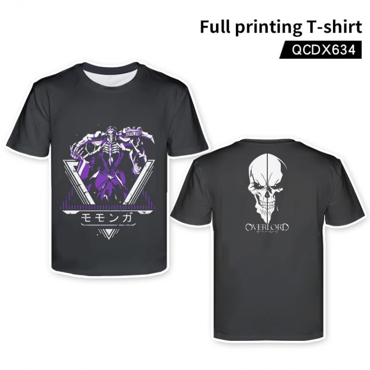 Overlord  Anime full-color short-sleeved T-shirt support single style customization QCDX634