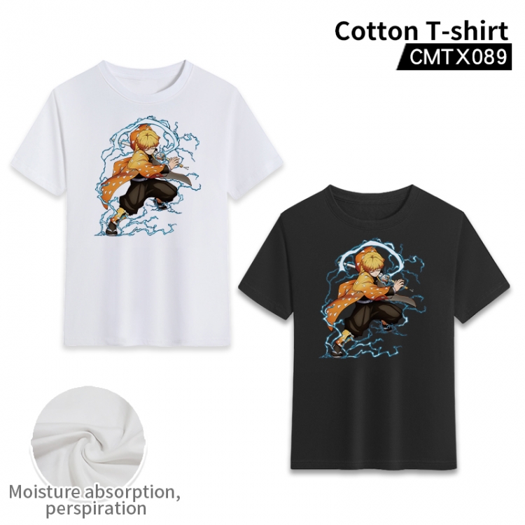 Demon Slayer Kimets Anime cotton T-shirt from XS  to 3XL can be customized CMTX089