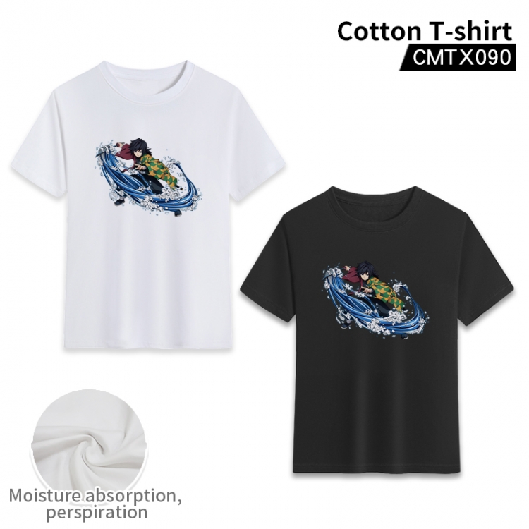 Demon Slayer Kimets Anime cotton T-shirt from XS  to 3XL can be customized CMTX090