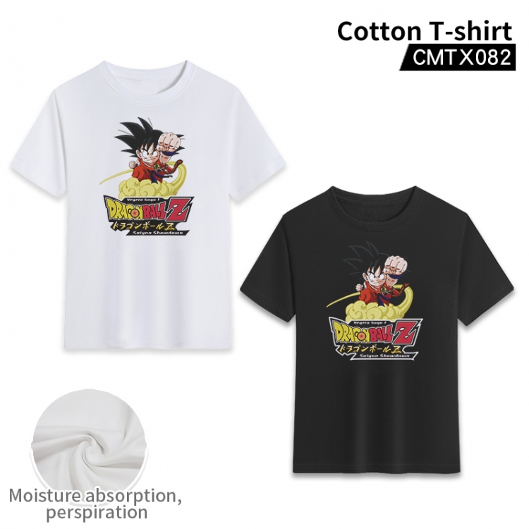 DRAGON BALL Anime cotton T-shirt from XS  to 3XL can be customized CMTX082