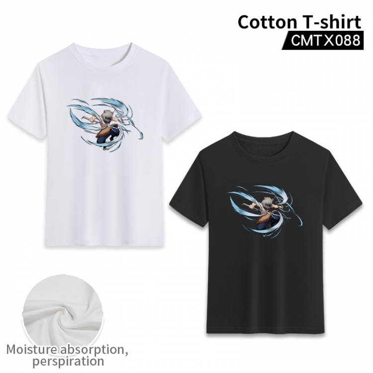 Demon Slayer Kimets Anime cotton T-shirt from XS  to 3XL can be customized CMTX088