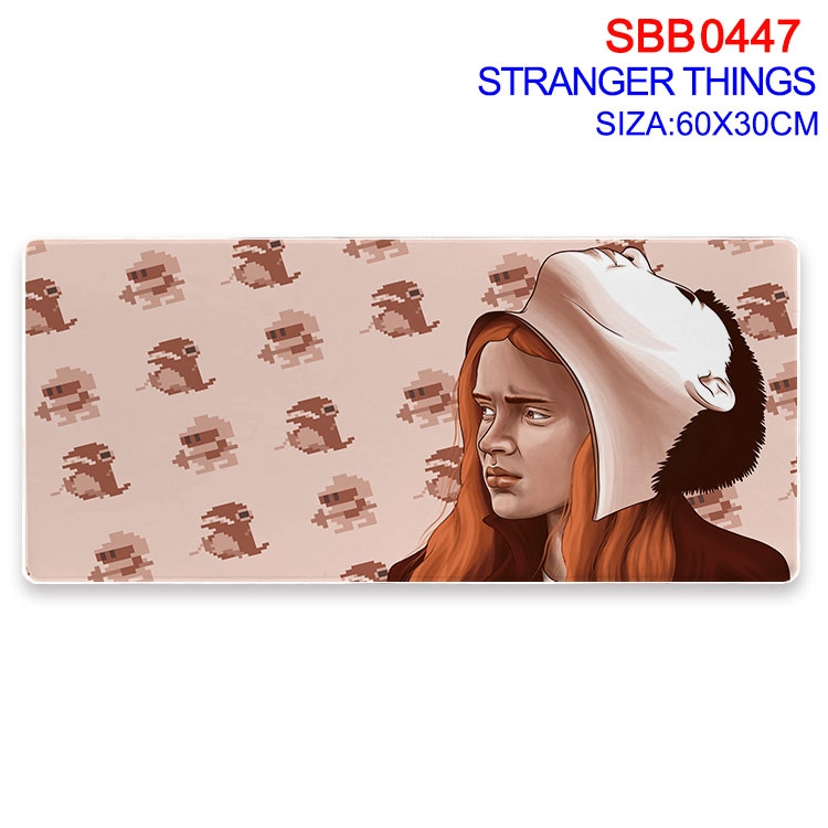 Stranger Things Anime peripheral edge lock mouse pad 60X30cm SBB-447