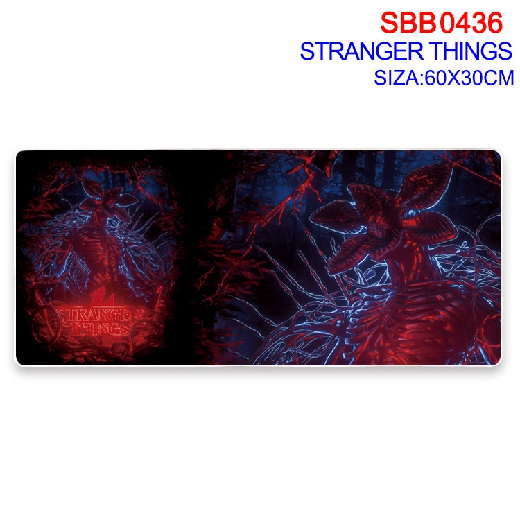 Stranger Things Anime peripheral edge lock mouse pad 60X30cm  SBB-436