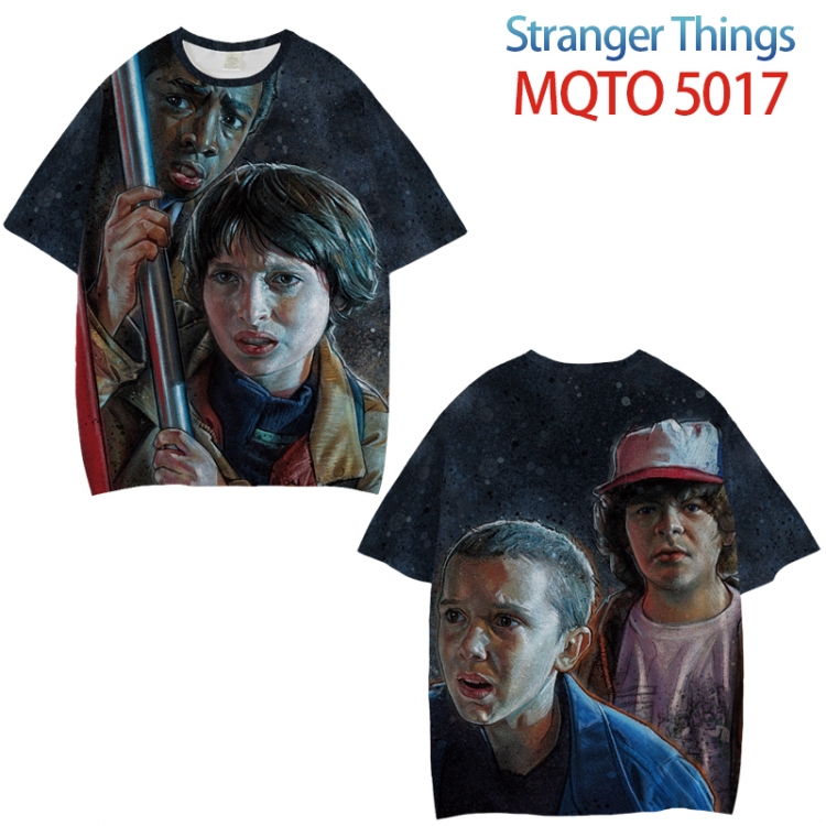 Stranger Things Full color printed short sleeve T-shirt from XXS to 4XL MQTO 5017