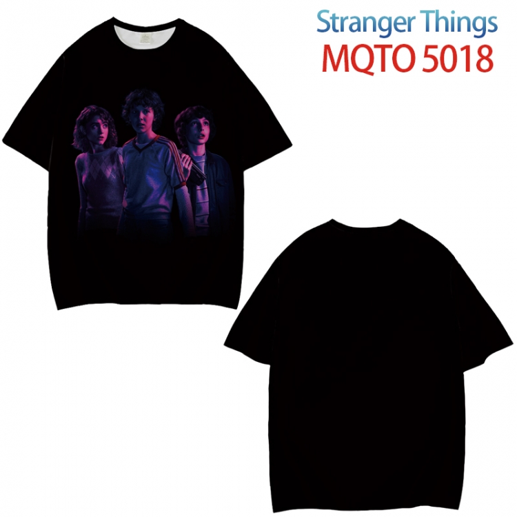 Stranger Things Full color printed short sleeve T-shirt from XXS to 4XL MQTO 5018