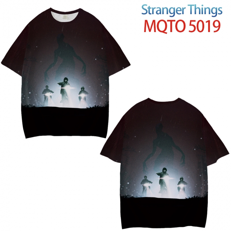 Stranger Things Full color printed short sleeve T-shirt from XXS to 4XL  MQTO 5019