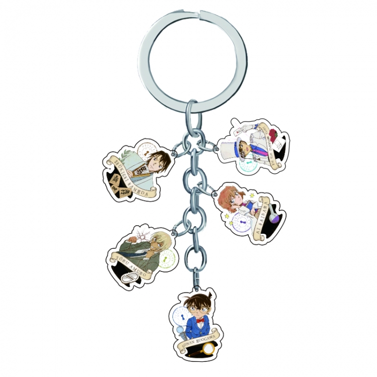 Detective conanAnime Peripheral Pendant Acrylic Keychain Charm price for 5 pcs  A290