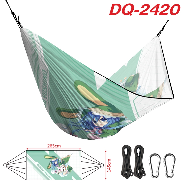 Date-A-Live Outdoor full color watermark printing hammock 265x145cm DQ-2420