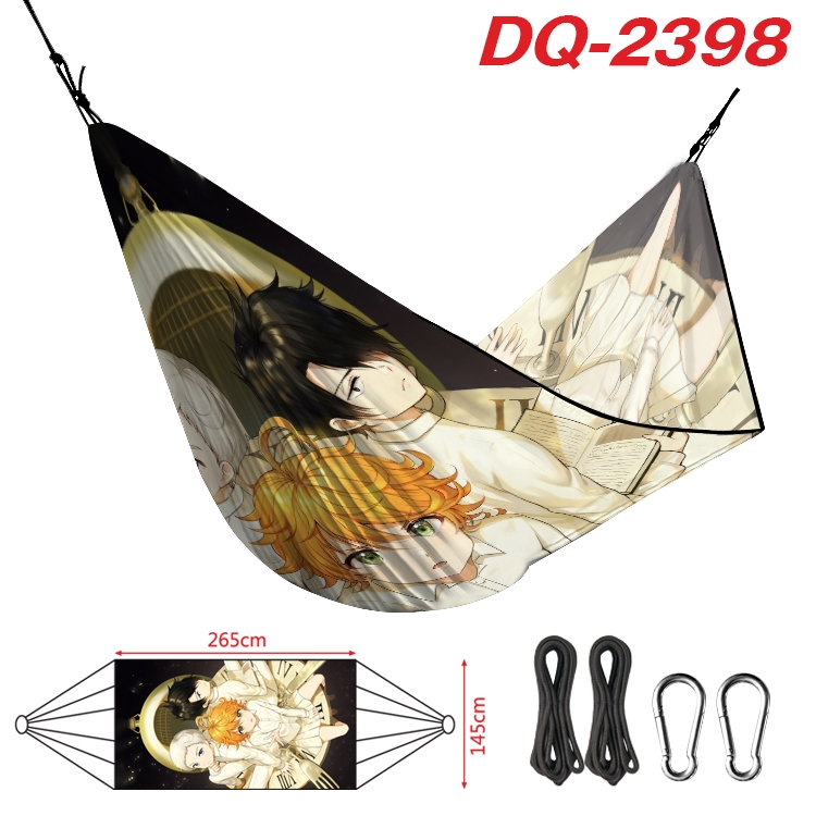 The Promised Neverla Outdoor full color watermark printing hammock 265x145cm DQ-2398