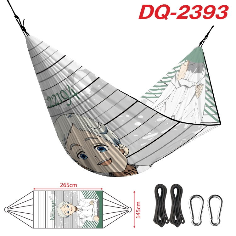 The Promised Neverla Outdoor full color watermark printing hammock 265x145cm DQ-2393
